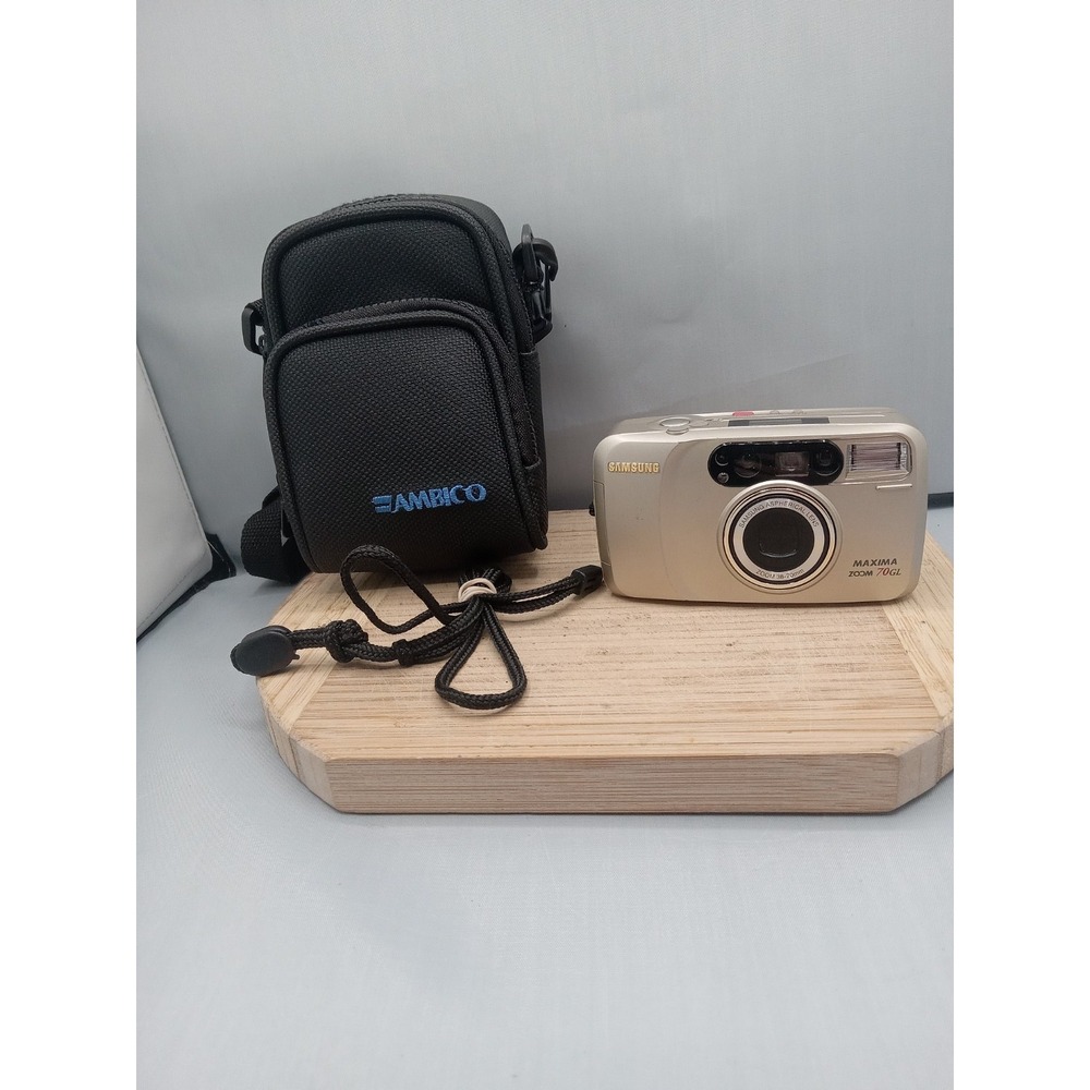Samsung Maxima 80GL‎ 35mm Point & Shoot Film Camera FEW BLEMISHES Tested Works
